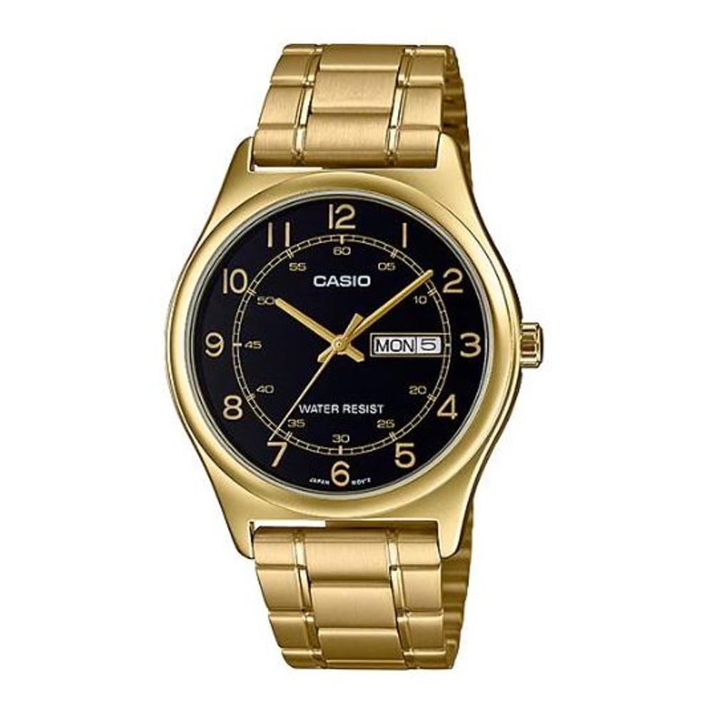 Casio Enticer Gold Tone Stainless Steel Men Analog Watch MTP-V006G-1B