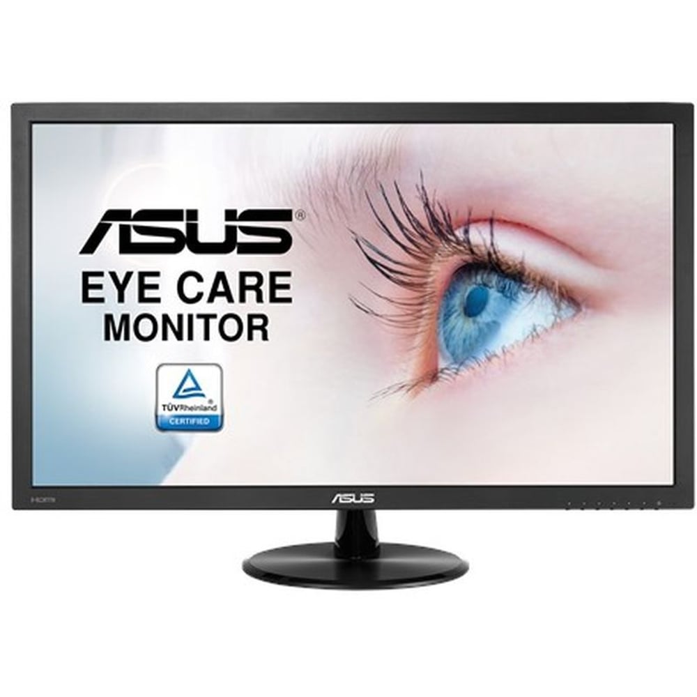 شاشة أسوس VP247HAE مزودة بتقنية العناية بالعين مقاس 23.6 بوصة سوداء اللون