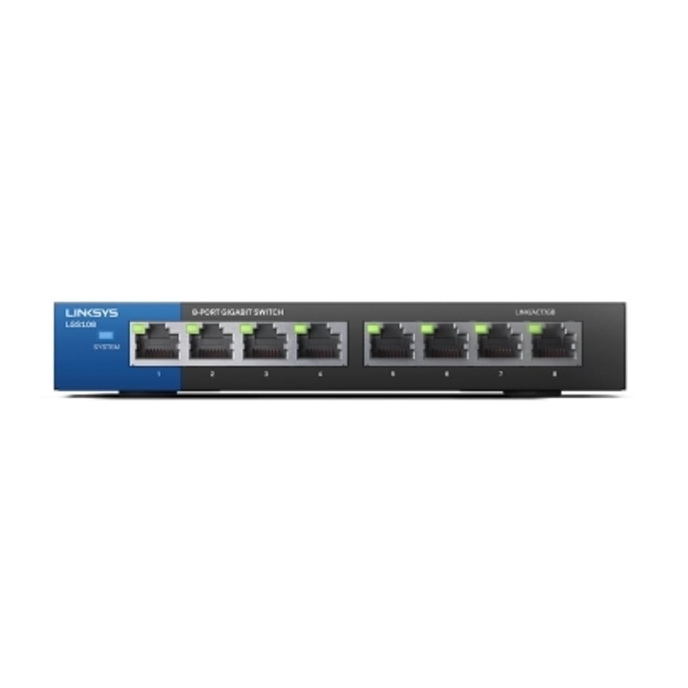 Linksys LGS108 Unmanaged Switches 8-Port