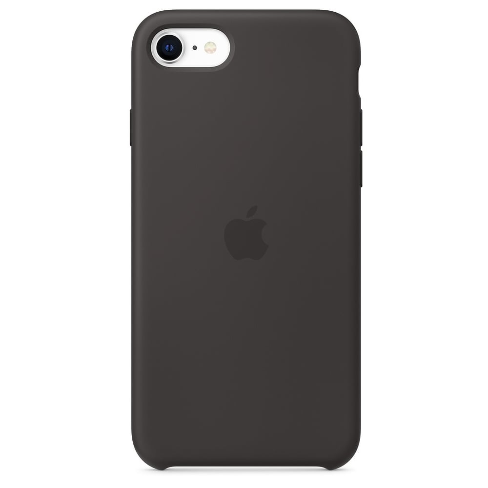 Apple Silicone Case Black For iPhone SE