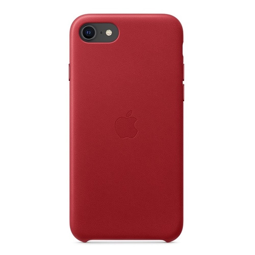 Apple Leather Case Red For iPhone SE