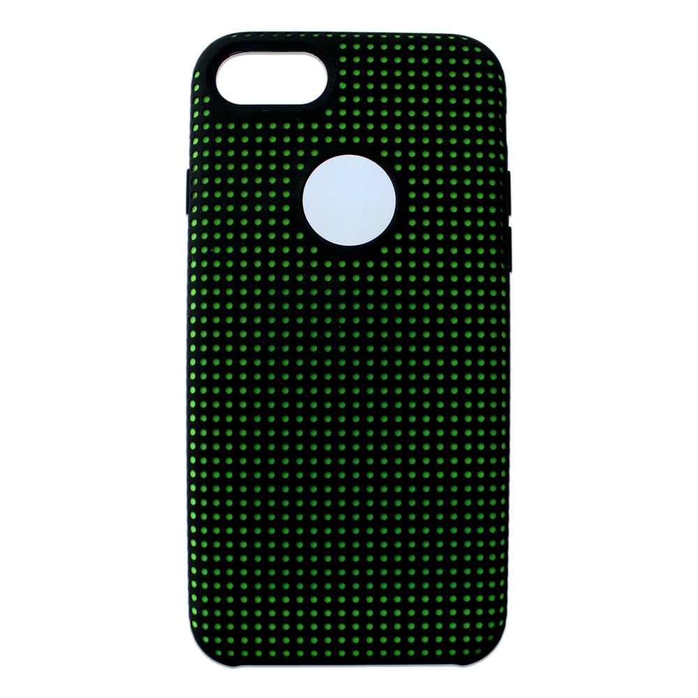 Theodor Matt Finish Green Dots Case Cover for iPhone SE
