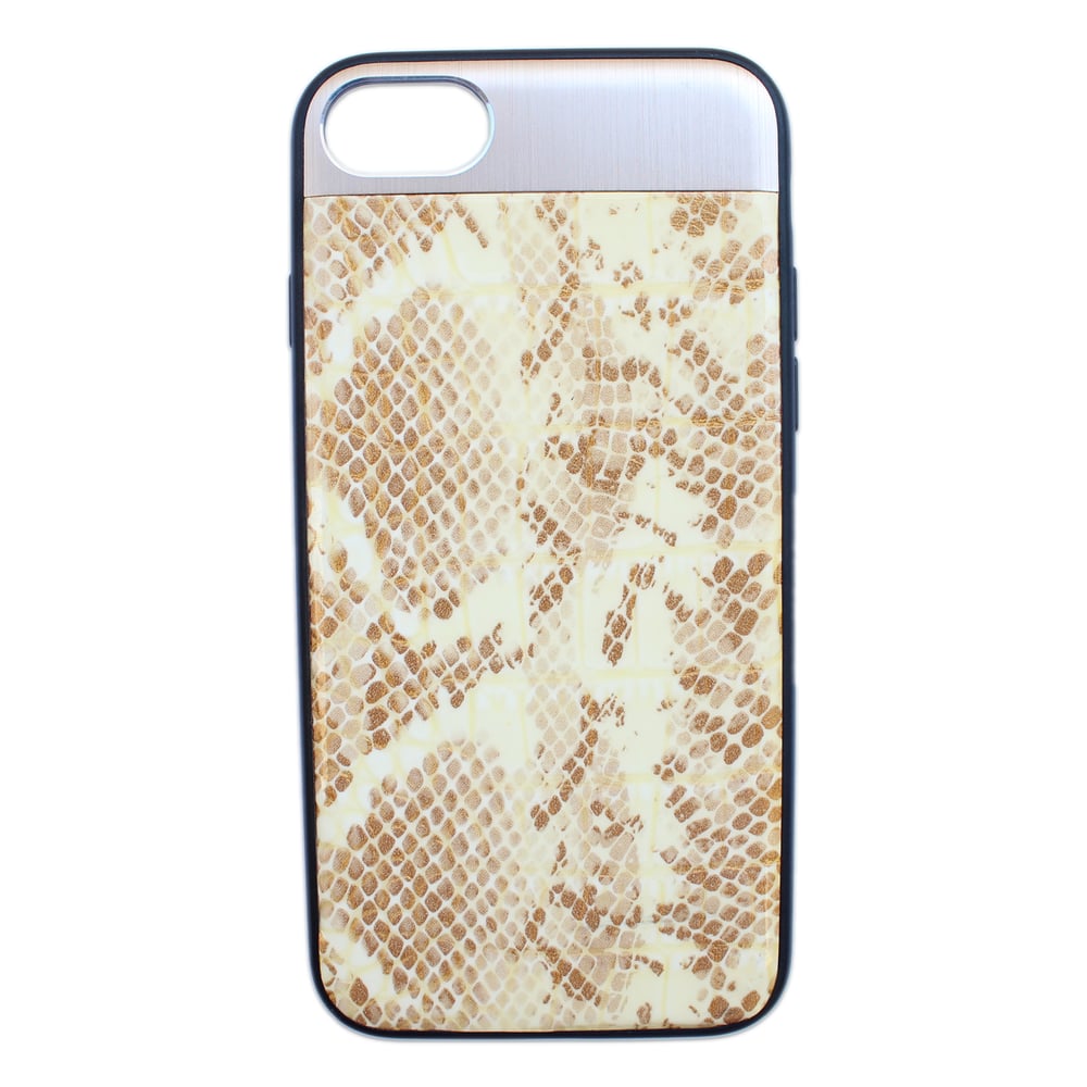 Theodor Golden Snake Skin print Case Cover for iPhone SE