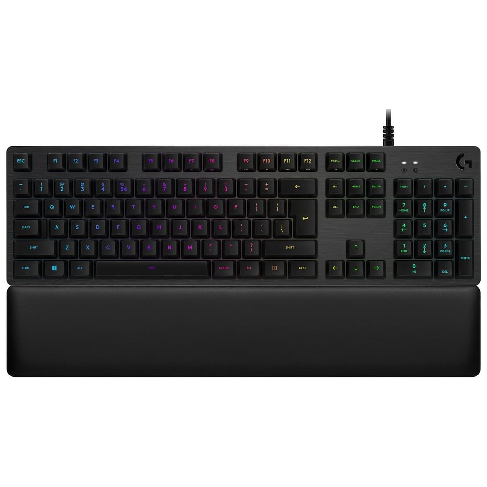 Logitech G513 Carbon Backlit Mechanical Gaming Keyboard - GX Blue Clicky Switch 920-008934