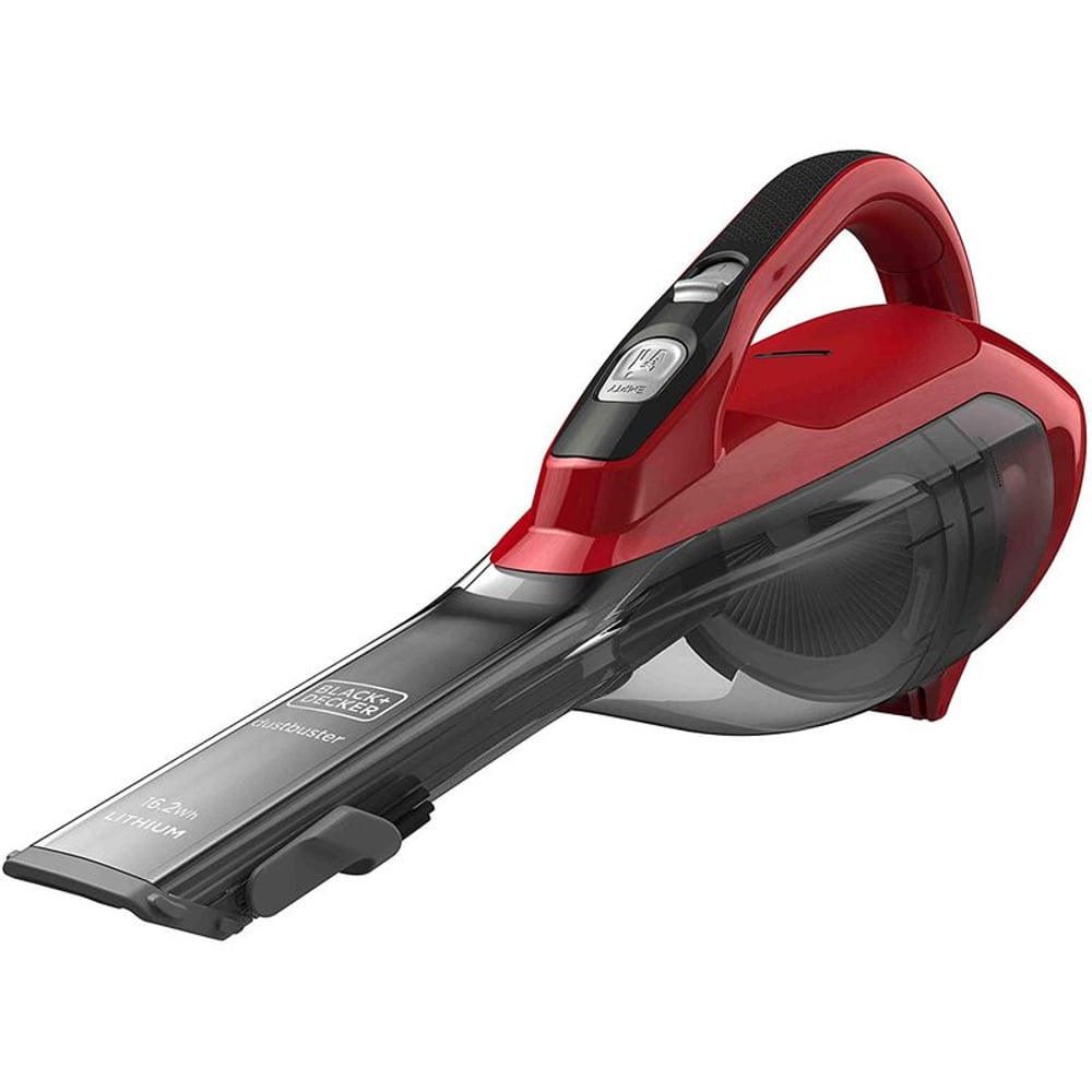 Black and Decker 16.2Wh Lithium-Ion Dustbuster Cordless Hand Vacuum Cherry Red DVA315J