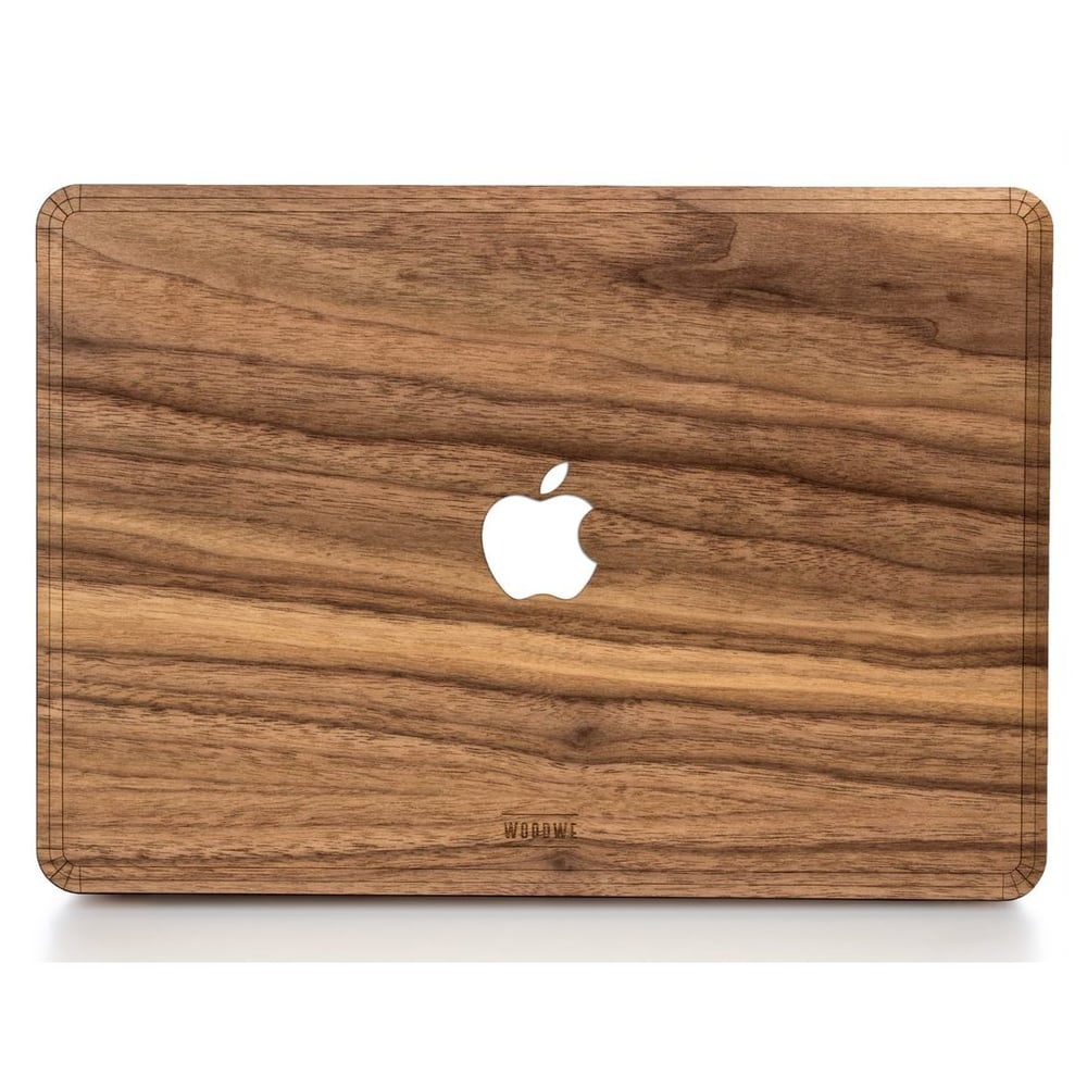 WOODWE Real Wood MacBook Case for Protection for Mac Pro 15inch with Touch ID/Bar/Thunderbolt