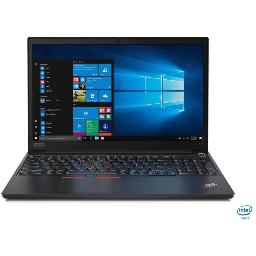 Lenovo ThinkPad E15 (2019) Laptop - 10th Gen / Intel Core i7-10510U / 15.6inch FHD / 512GB SSD / 8GB RAM / 2GB / Windows 10 Pro / English & Arabic Keyboard / Black / Middle East Version - [20RD001TAD]