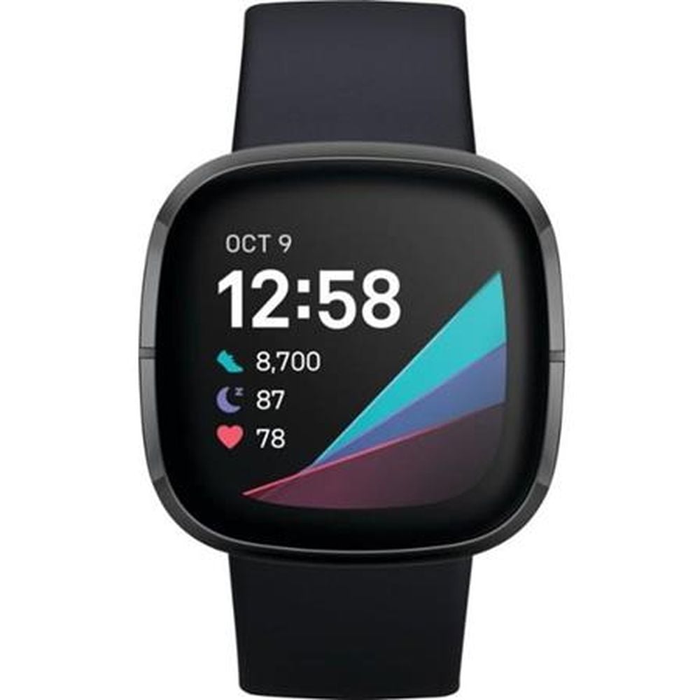 Fitbit FB512BKBK Sense Fitness Tracker Carbon/Graphite