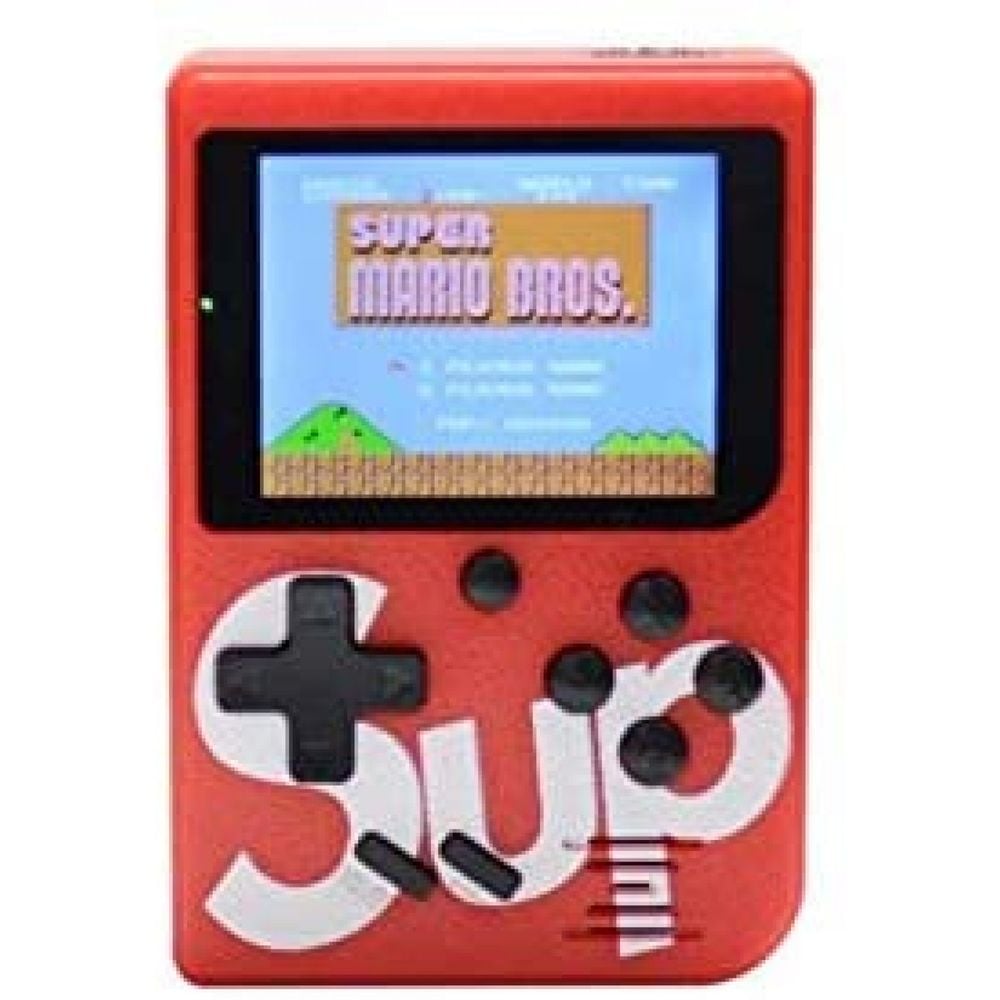 SUP 400-in-1 Retro Portable Mini Handheld Game Console Red
