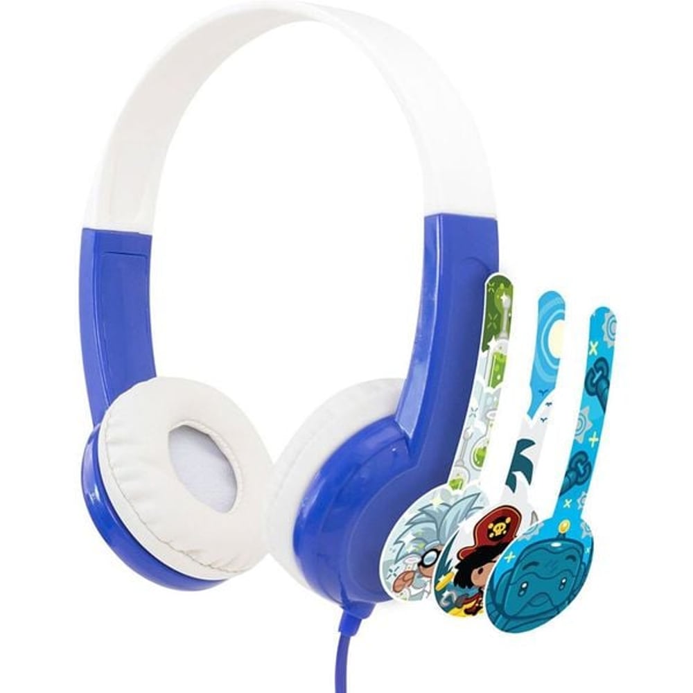 Buddyphones BPDISBLUE01K Discover Kids On Ear Headset Blue