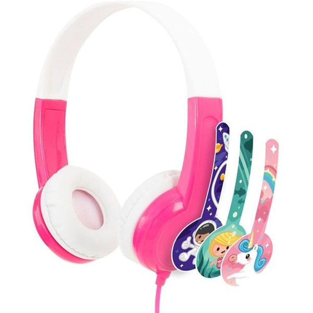 Buddyphones BPDISPINK01K Discover Kids On Ear Headset Pink