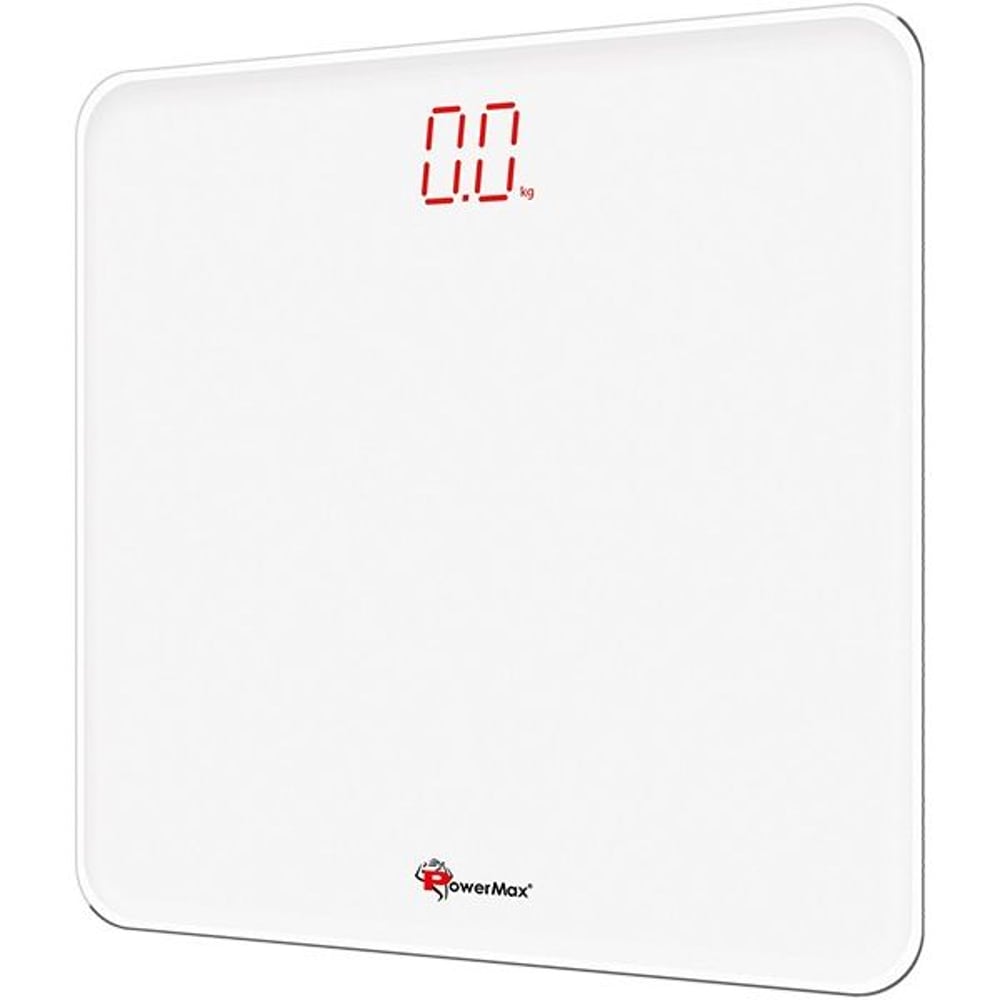 PowerMax Digital Bathroom Weight Scale White 180kg