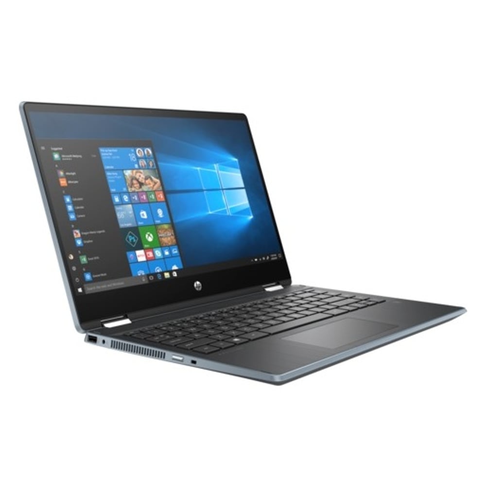 HP Pavilion x360 14-DH0000NE Convertible Touch Laptop - Core i3 2.1GHz 4GB 256GB Shared 14inch FHD Cloud Blue