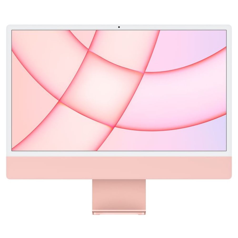 Apple iMac 24-inch (2021) - Apple M1 Chip / 8GB RAM / 256GB SSD / 7-core GPU / macOS Big Sur / English Keyboard / Pink / Middle East Version - [MJVA3ZS/A]