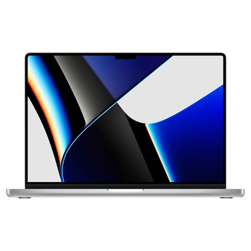 MacBook Pro 16 بوصة (2021) - M1 Pro Chip 16 جيجابايت 512 جيجابايت 16-core GPU Silver لوحة مفاتيح إنجليزي / عربي