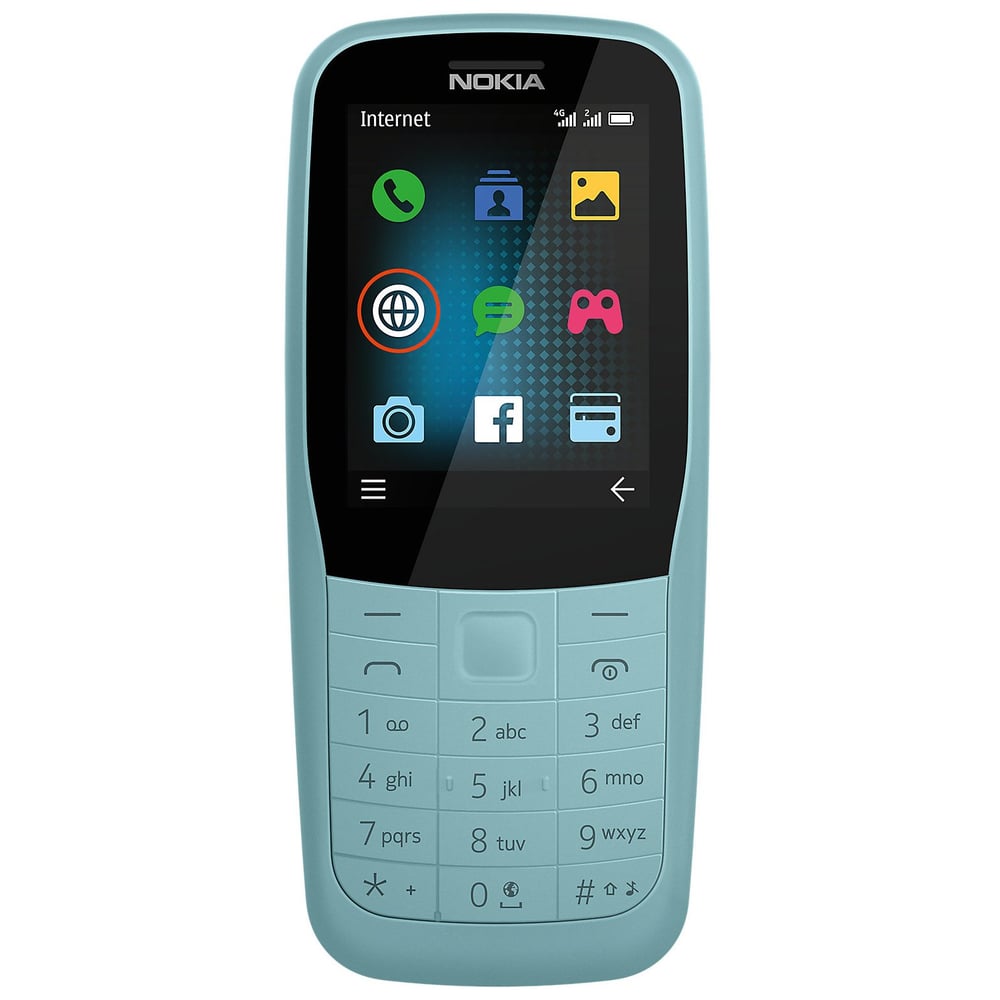 Nokia 220 4G Dual Sim Mobile Phone Blue TA1155