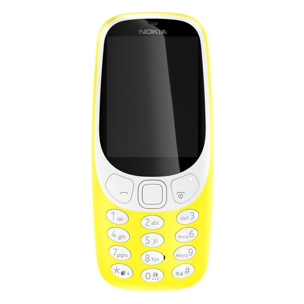هاتف نوكيا 3310 (2017) ثنائي الشريحة أصفر