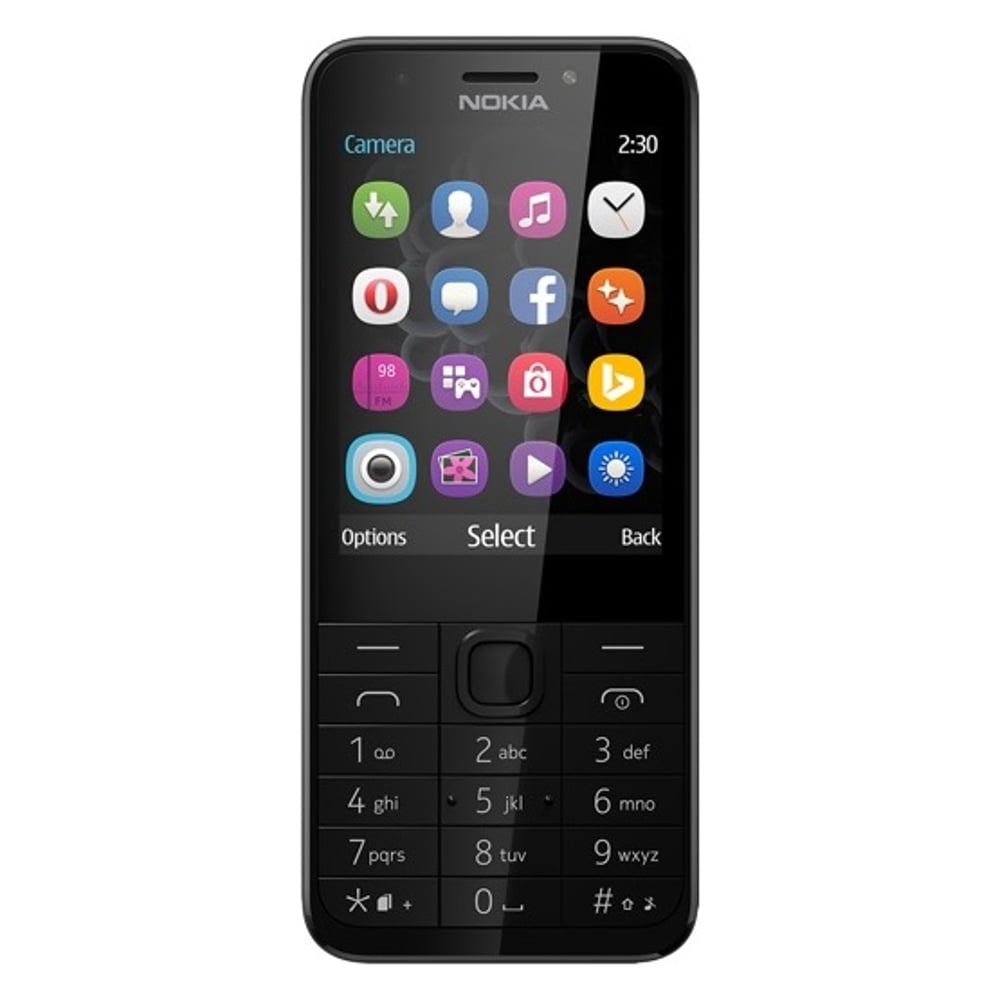 Nokia 230 RM1172 Dual Sim Mobile Phone Dark Silver