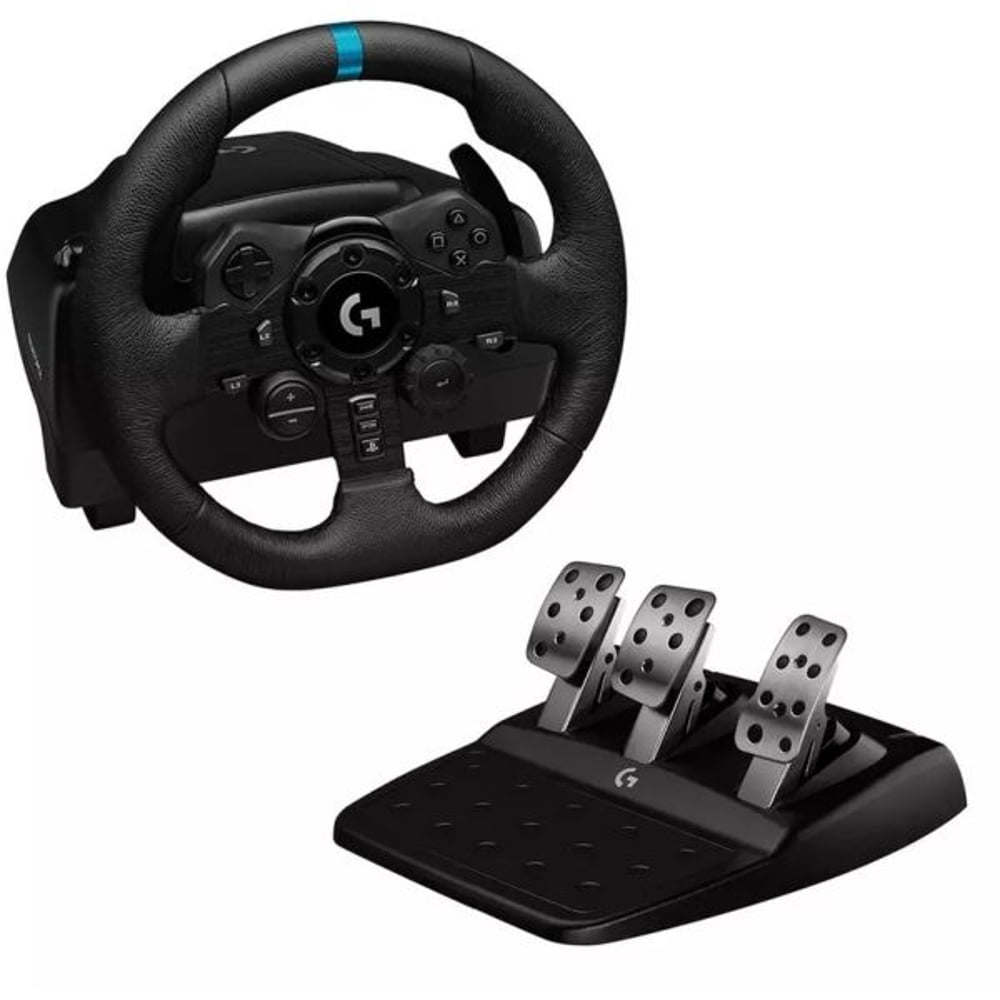 Logitech G923 Racing Wheel for PS4 With Pad Black