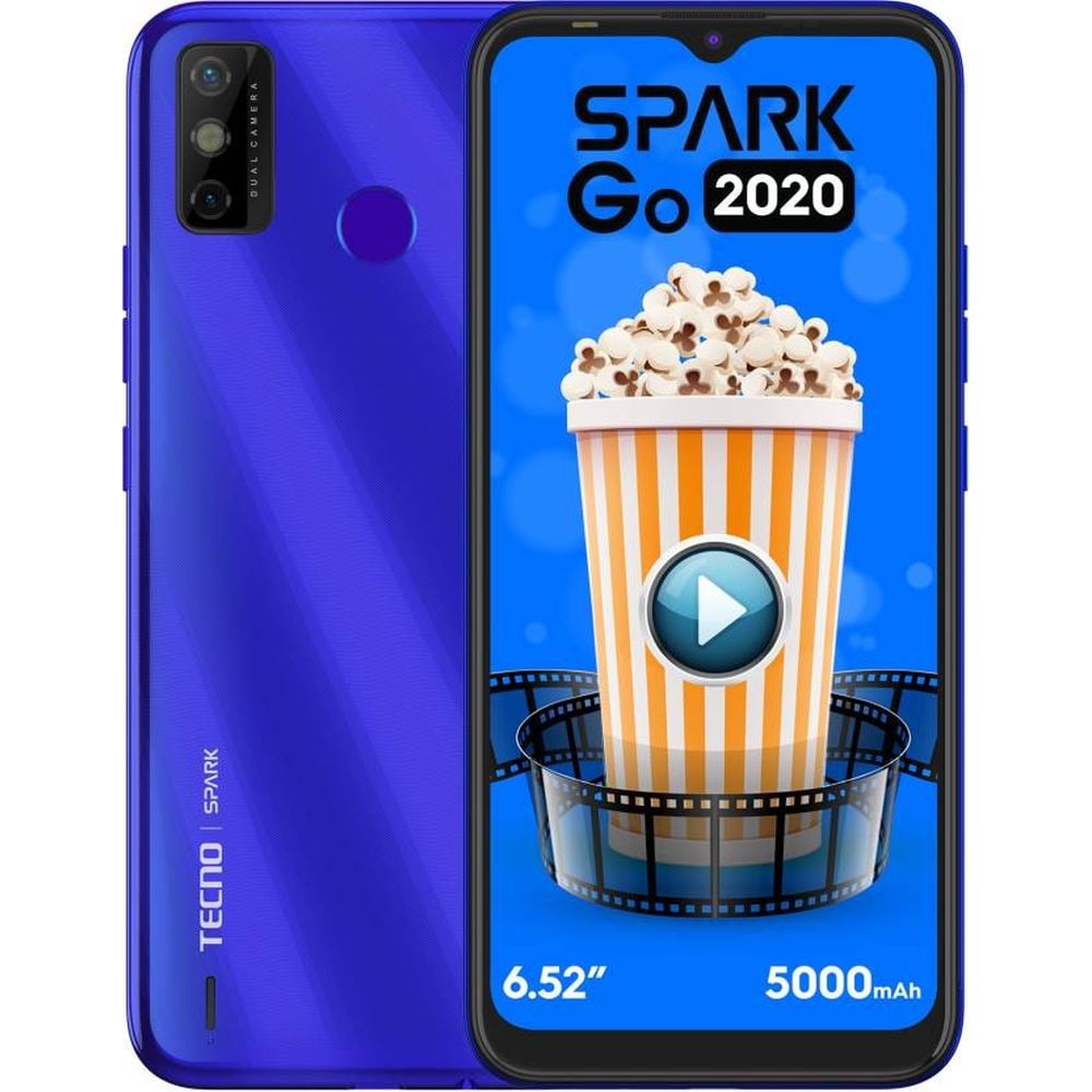 Tecno Spark Go 2020 32GB Aqua Blue 4G Smartphone