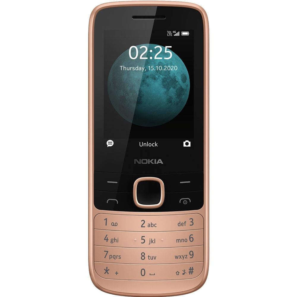 نوكيا 225 128MB Sand 4G Mobile Phone