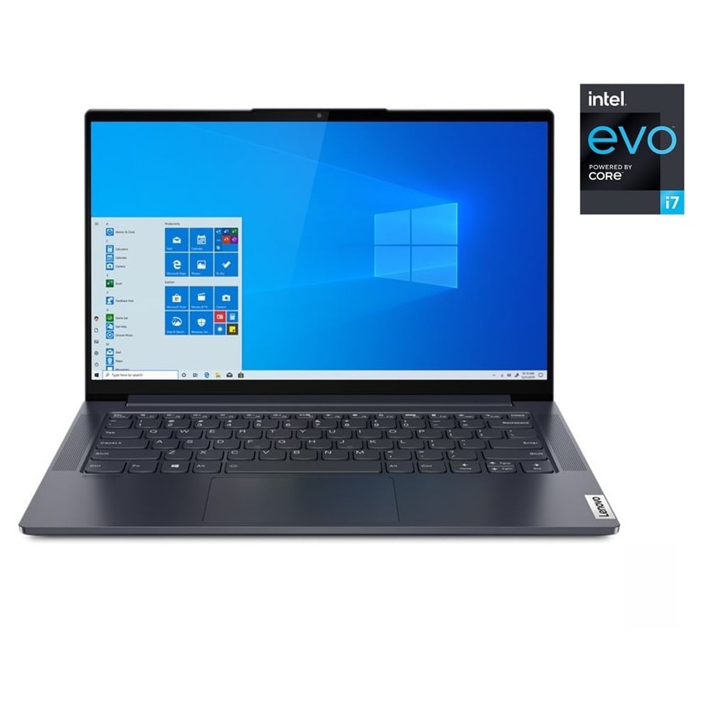 Lenovo Yoga Slim 7 Laptop - 11th Gen Core i7 2.8GHz 16GB 1TB Win10 14inch FHD Slate Grey English/Arabic Keyboard 14ITL05 (2021) Middle East Version