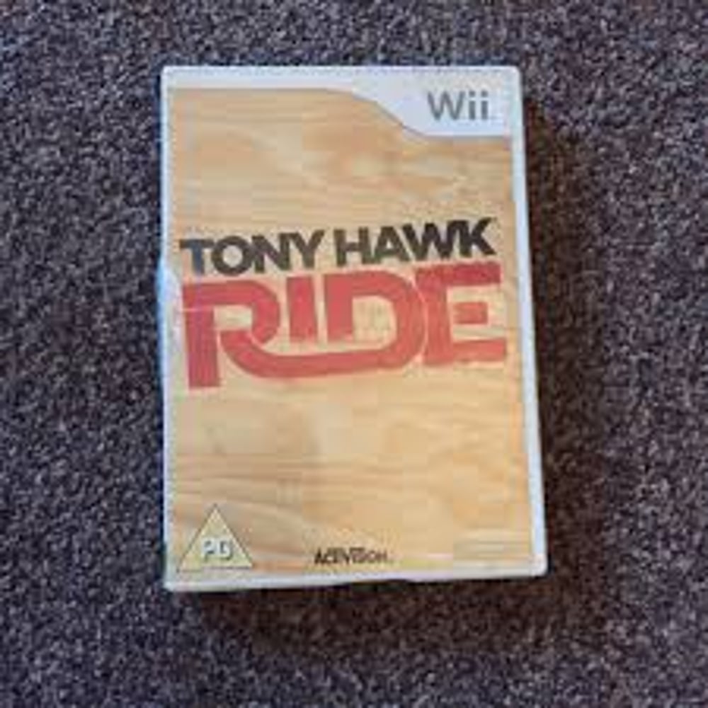 Jeu Tony Hawk Ride + Skate & Dongle Pour Wii - Très Bon état, Version PAL Française