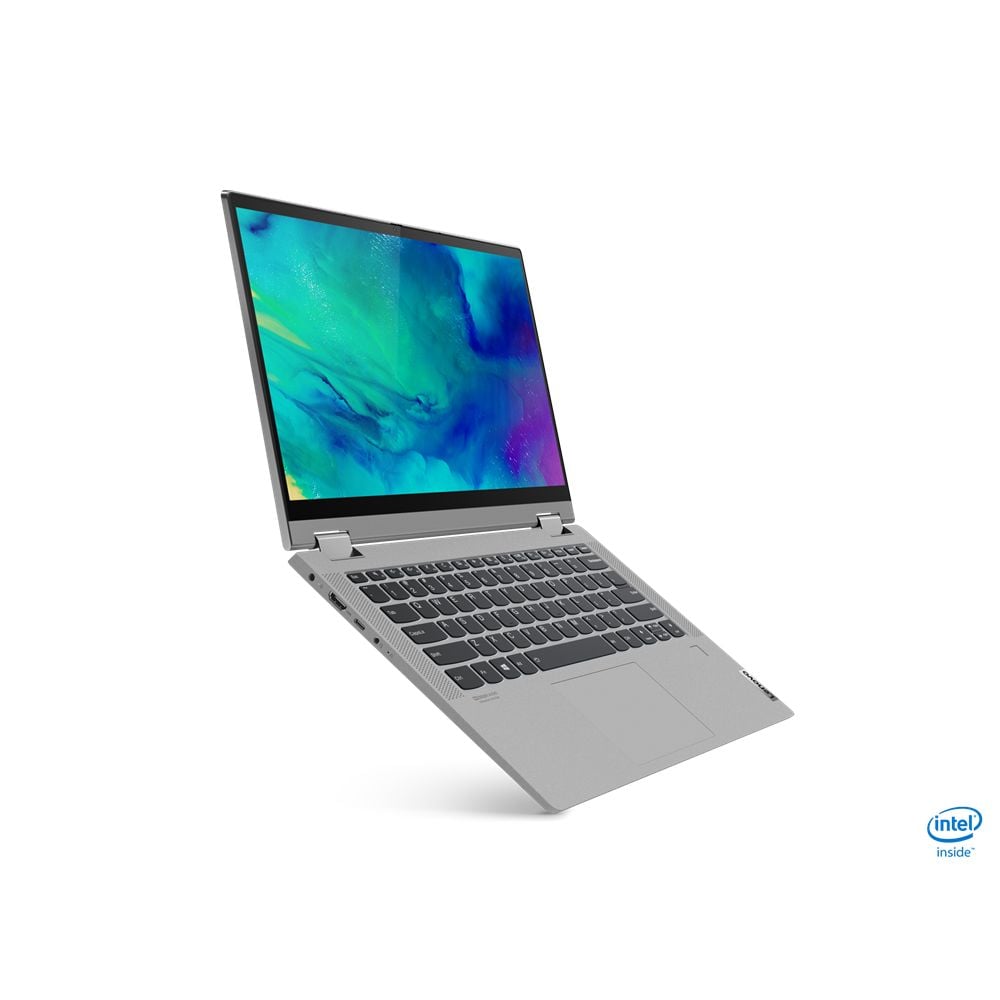 Lenovo Ideapad Flex 5 14ITL05 (2020) Laptop - 11th Gen / Intel Core i7-1165G7 / 14inch FHD / 512GB SSD / 16GB RAM / 2GB NVIDIA GeForce MX450 Graphics / Windows 10 / English & Arabic Keyboard / Grey / Middle East Version - [82HS0081AX]