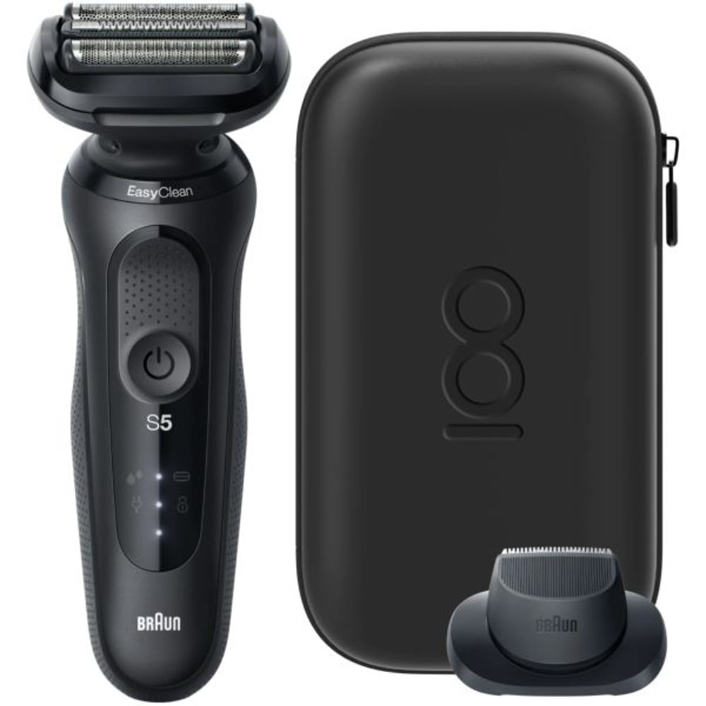 Bruan Mens Electric Wet and Dry Shaver MBS5