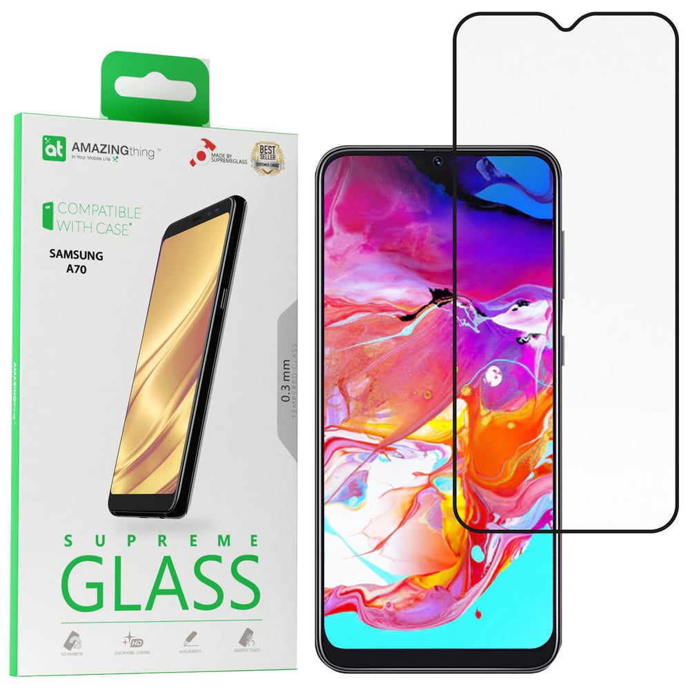 PELLICOLA VETRO TEMPERATO Per SAMSUNG GALAXY A70 Protezione Schermo