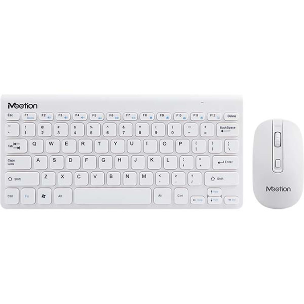 ميشان لوحة مفاتيح لاسلكية وماوس أبيض