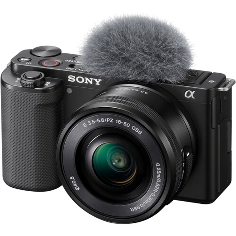 كاميرا سوني ZV-E10 بدون مرآة مع عدسة مقاس 16-50 ملم ولون أسود