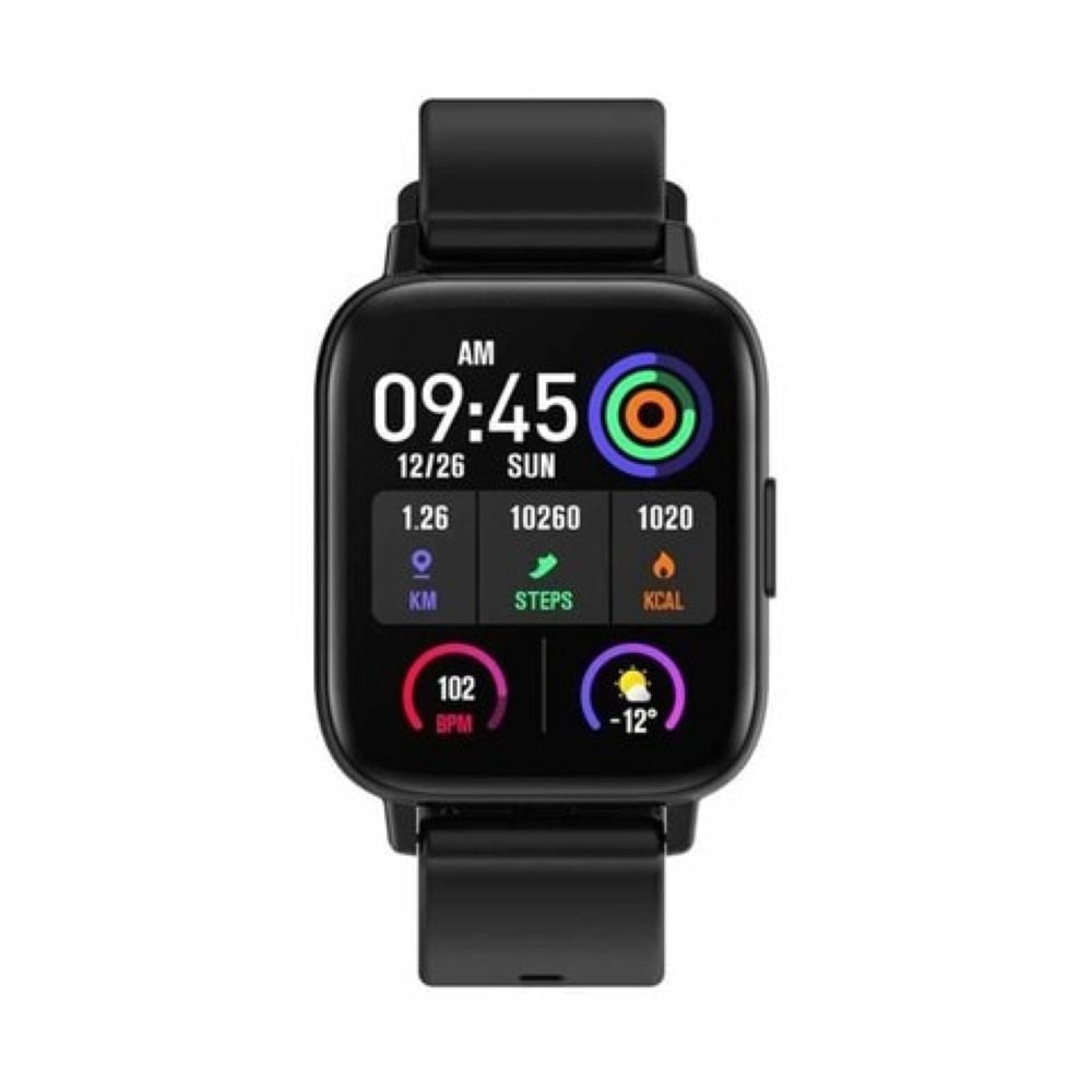 Xcell XL-WATCH-G3-TALK ساعة ذكية مع حزام سيليكون أسود