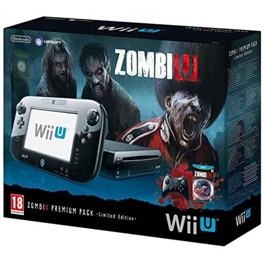 وحدة تحكم Wii U 32 جيجا بايت Zombiu Bundle Deluxe Set Pal الإصدار
