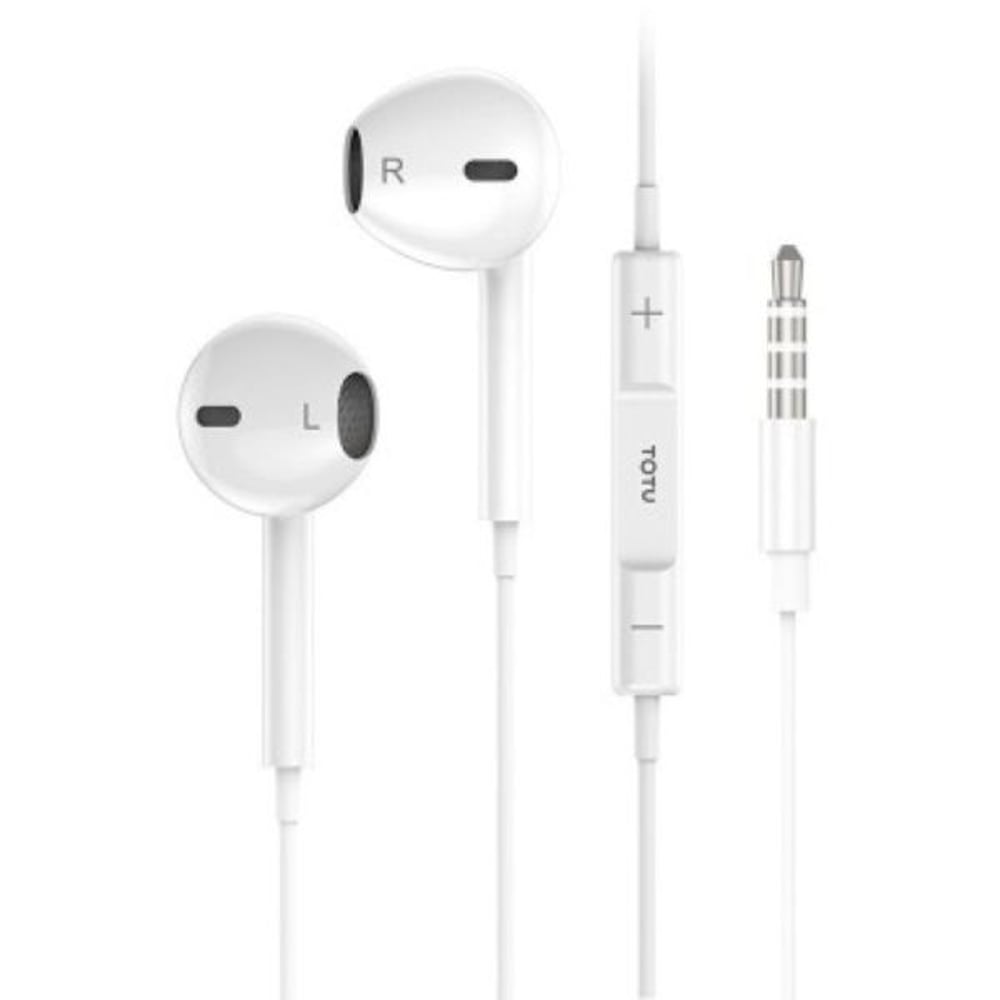 Totu EAUA-012 In Ear Wired Earphone White