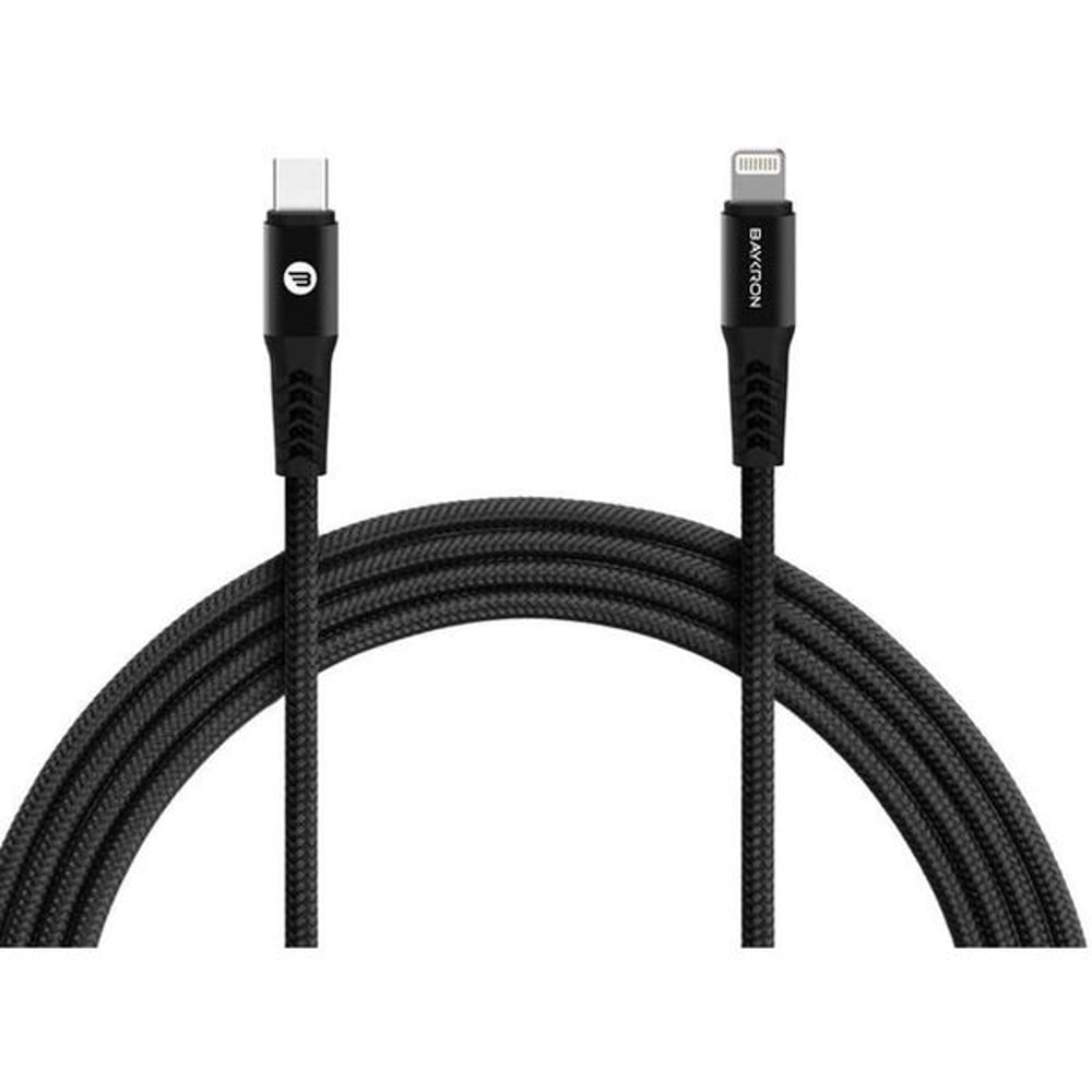 Baykron USB Type-C To Lightning Cable 2m Black