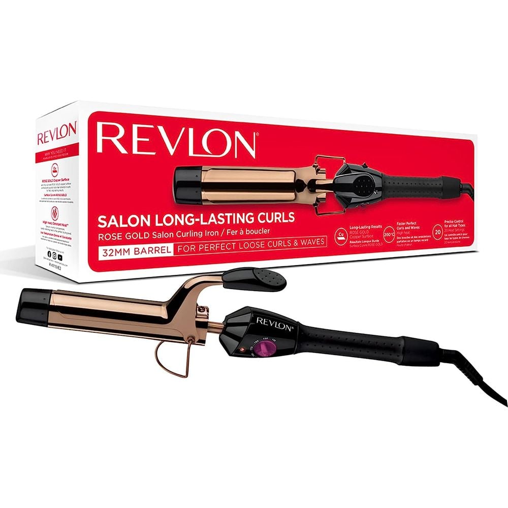 Revlon RVIR 1159 Salon Long Lasting Curling Iron Styler, 20 Heat Settings