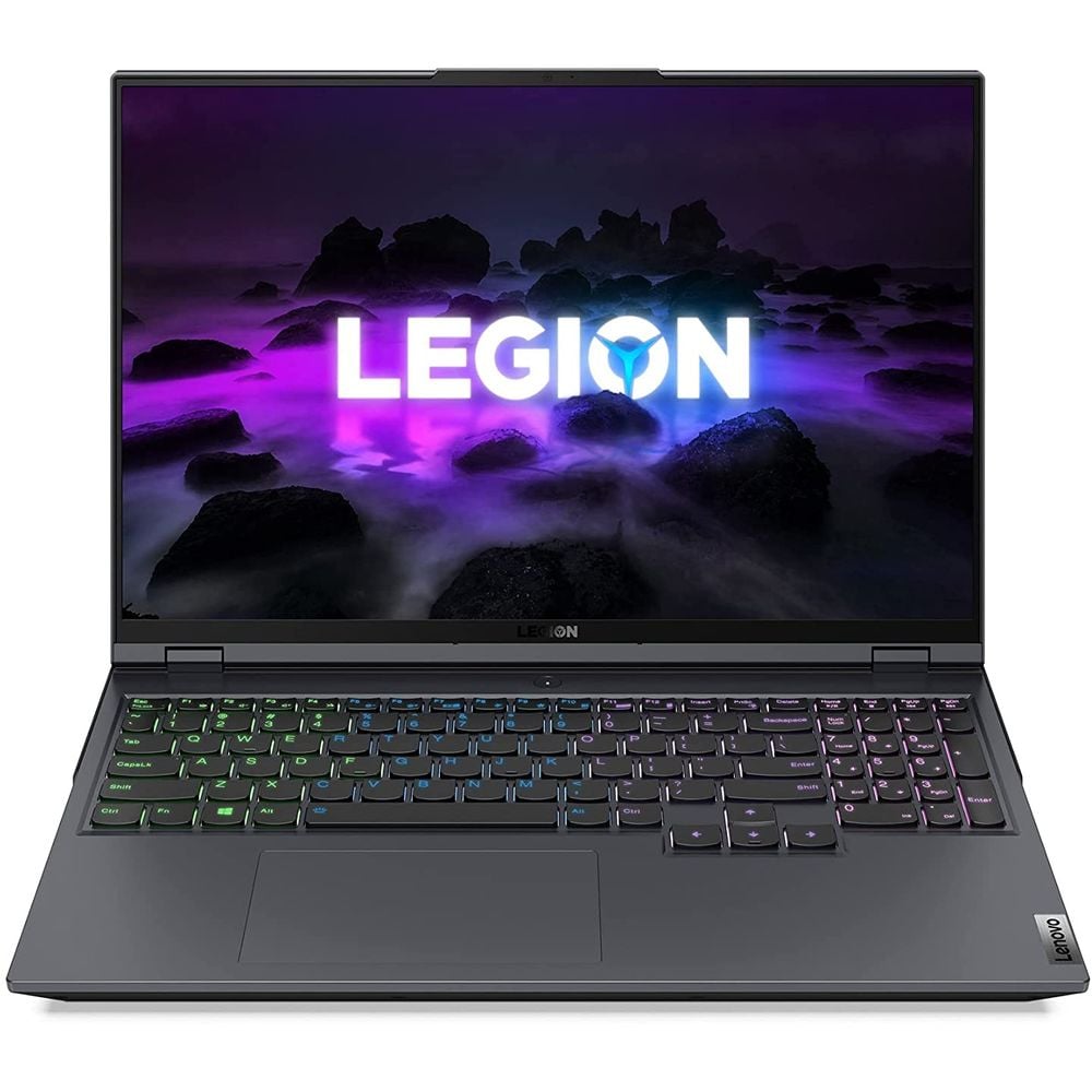 Lenovo Legion 5 Pro (2021) Gaming Laptop - AMD Ryzen 7-5800H / 16inch WQXGA / 1TB SSD / 32GB RAM / 8GB NVIDIA GeForce RTX 3070 Graphics / Windows 11 Home / English & Arabic Keyboard / Storm Grey / Middle East Version - [82JQ00H4AX]