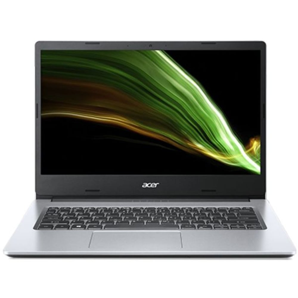 Acer Aspire 1 (2021) Laptop - Intel Celeron-N4500 / 14inch FHD / 4GB RAM / 128GB SSD / Shared Intel UHD Graphics / Windows 11 Home / English & Arabic Keyboard / Silver / Middle East Version - [A114-33-C11W]