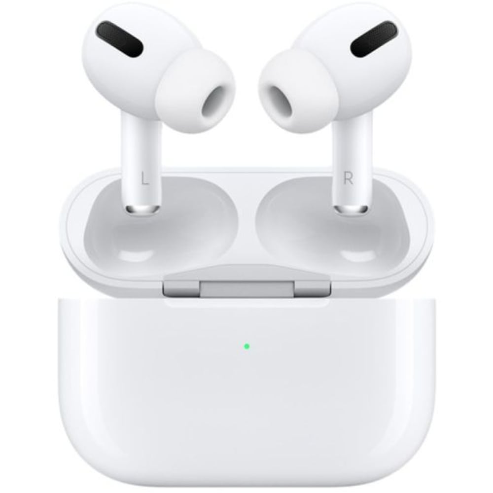 سماعات Apple Airpods Pro مع علبة شحن لاسلكي، لون أبيض