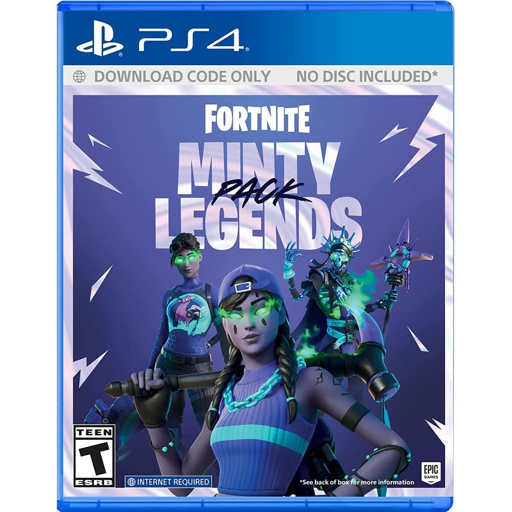 PS4 Fortnite Minty Legends Pack Game