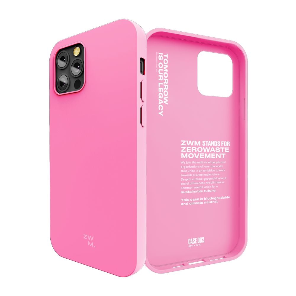 ZWM 002-IP12P Thinnest Eco Case Dirty Pink iPhone 12/12 Pro