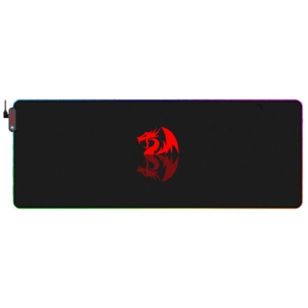 Redragon RGB LED Gaming Mouse Pad Black/Red