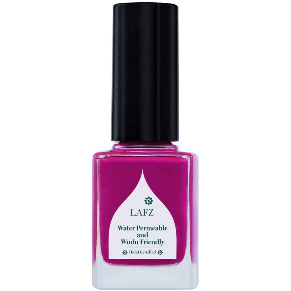 Lafz Glossy Finish Breathable Nail Polish Hot Fuzzy Pink