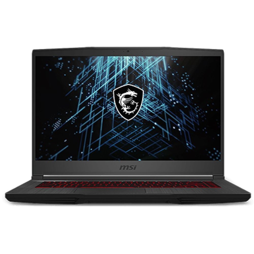 MSI GF63 Thin (2021) Gaming Laptop - 11th Gen / Intel Core i5-11400 / 15.6inch FHD / 8GB RAM / 512GB SSD / 4GB NVIDIA GeForce RTX 3050 Graphics / Windows 11 Home / English & Arabic Keyboard / Black / Middle East Version - [GF63 THIN 11UC]