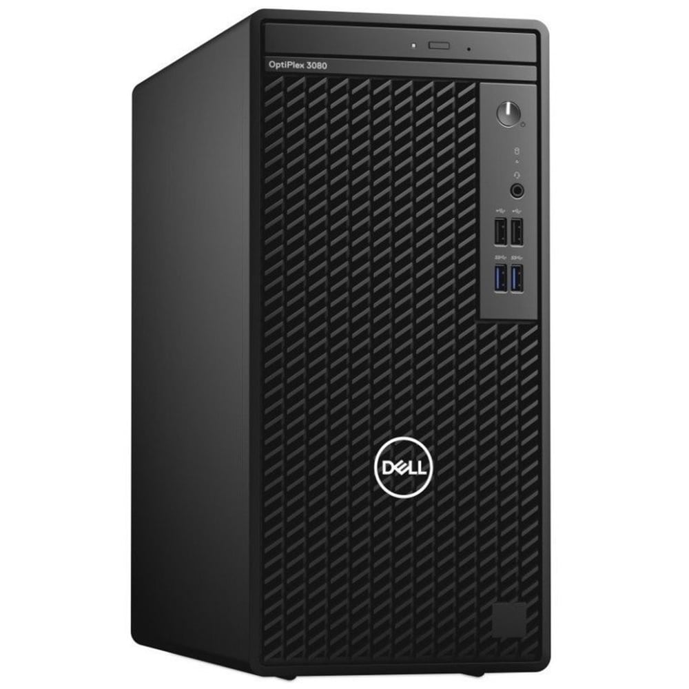 Dell Optiplex 3080 Desktop - 10th Gen / Intel Core i7-10500 / 8GB RAM / 1TB HDD + 256GB SSD / Windows 10 Pro / Black - [OPTIPLEX-3080]