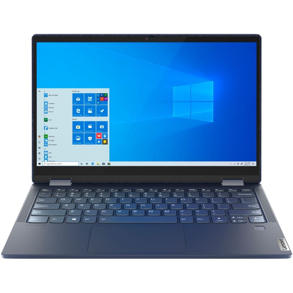 Lenovo Yoga 6 C600 (2021) 2-in-1 Laptop - AMD Ryzen 5-5500U / 13.3inch FHD / 256GB SSD / 8GB RAM / Shared AMD Radeon Graphics / Windows 11 Home / English & Arabic Keyboard / Abyss Blue / Middle East Version - [82ND00DBAX]