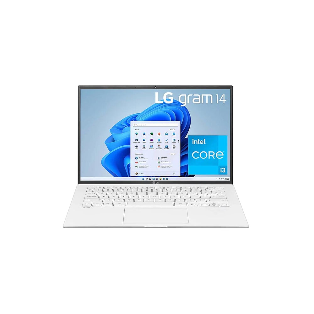 LG Gram Notebook Ultra-Lightweight and Slim Laptop Core i3-1115G4 3.0GHz 16GB 256GB SSD Intel UHD Graphics Windows 10 Home 14inch WUXGA Silver