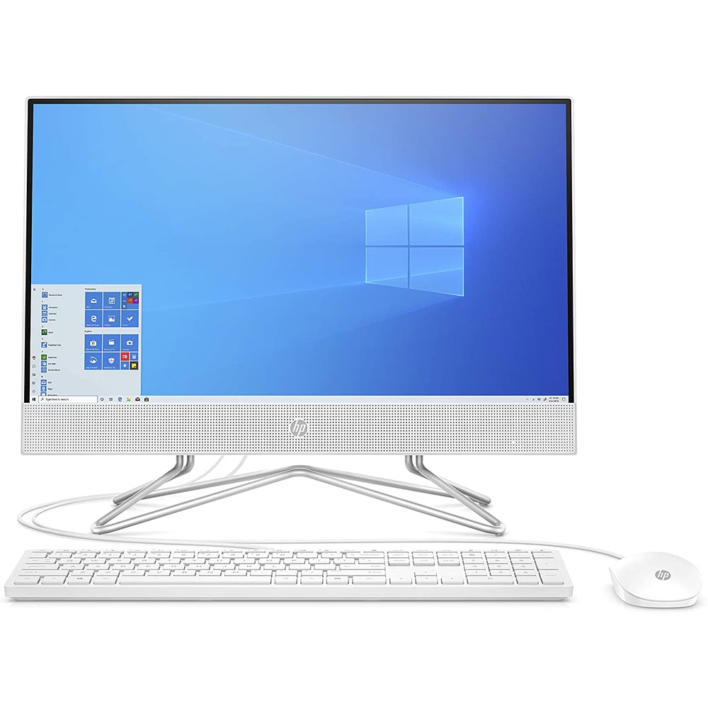 HP (2019) All-in-One Desktop - 10th Gen / Intel Core i5-10210U / 21.5inch FHD / 1TB HDD+256GB SSD / 16GB RAM / Windows 10 Pro / White - [200 G4]