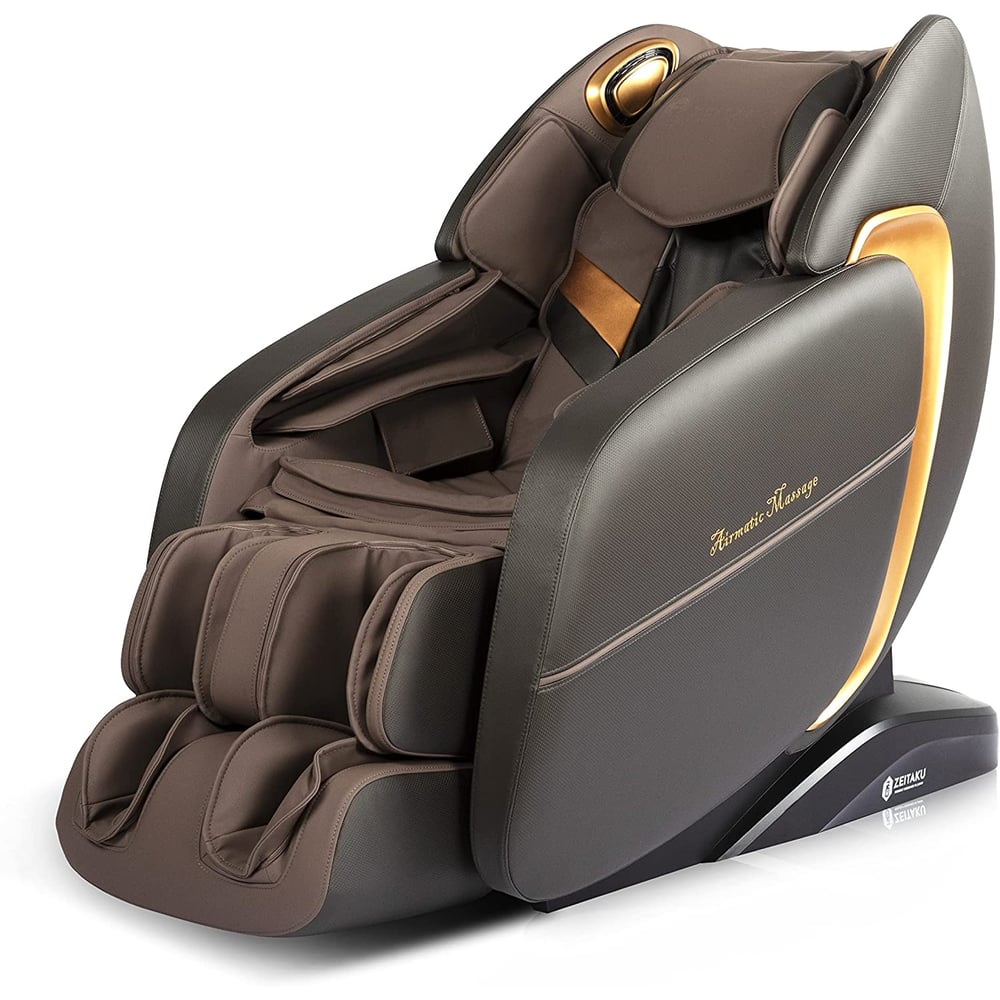 Zeitaku Manzoku Full Body Massage Chair (free Installation) For Home & Office With Voice Control, Airbag Pressure Massage & Zero Gravity